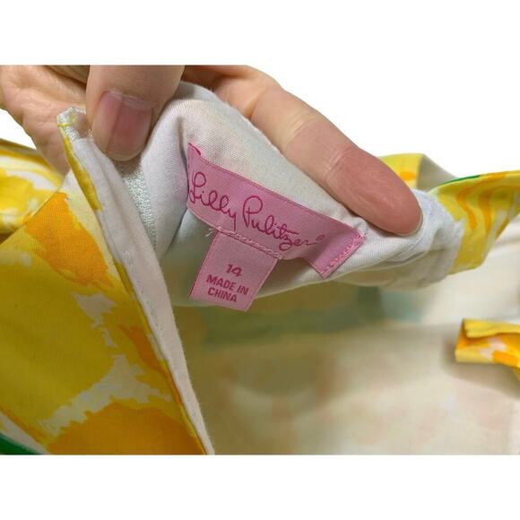 Lilly Pulitzer Kids Kaya First Impressions Sun Glow Yellow Dress - Picture 7 of 7